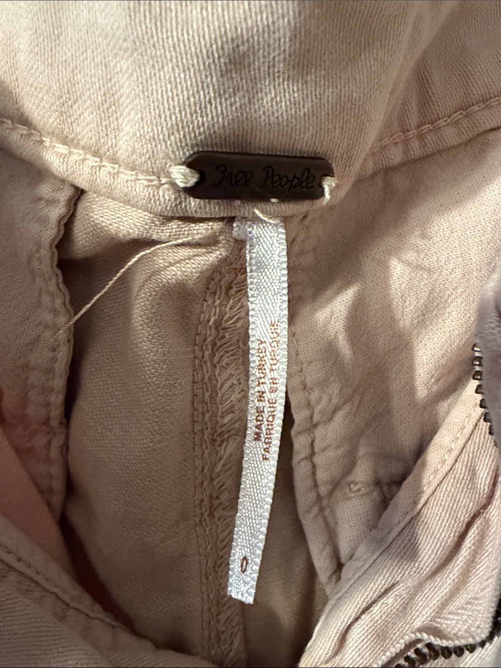 Free People Tan Shorts 0